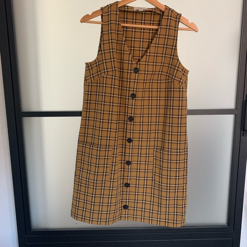 Loft 90’s Style button front dress